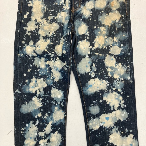 Men's Blue and White Jeans - Picture 9 of 16